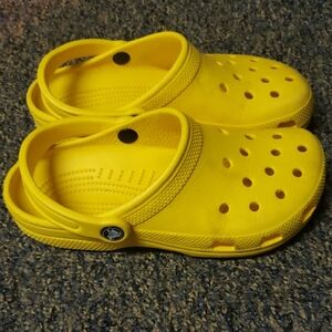 CROCS Kids Bright Yellow Sandals